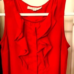 Loft sleeveless blouse